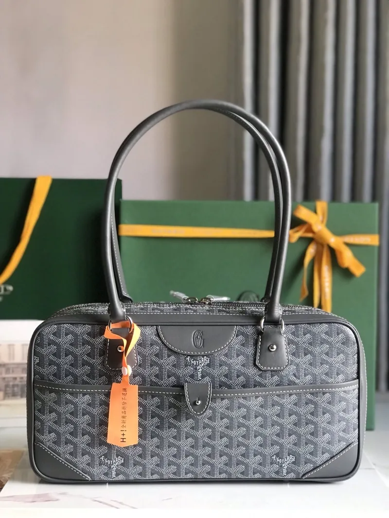 Goyard Gray Top Handle Bag