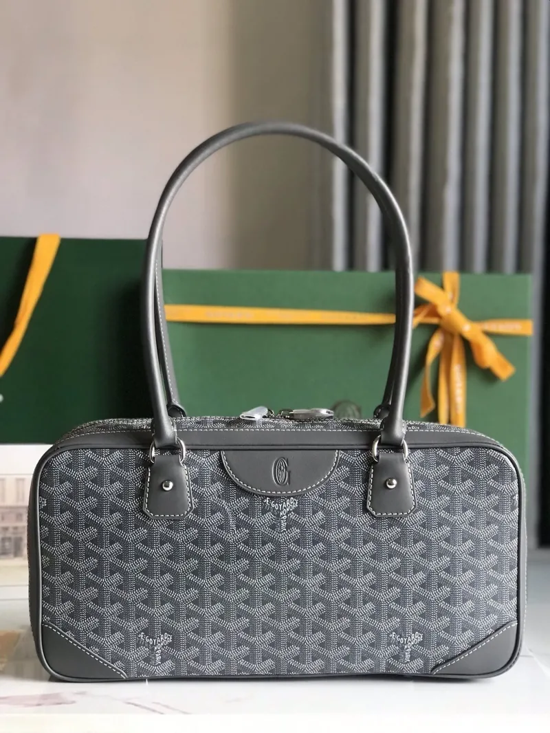 Alternative view of Goyard Gray Top Handle Bag