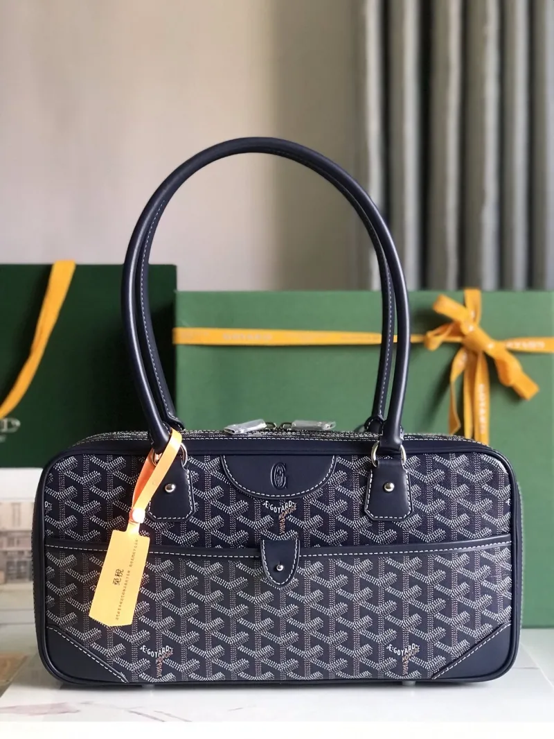 Goyard Navy Top Handle Bag 276