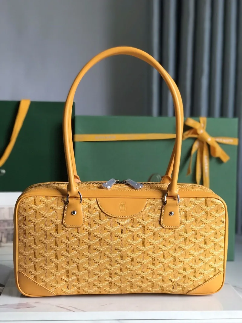 Alternative view of Goyard Yellow Top Handle Bag 277