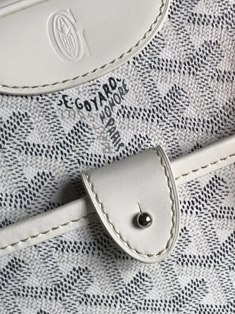 Goyard White Top Handle Bag 279 - Image 6