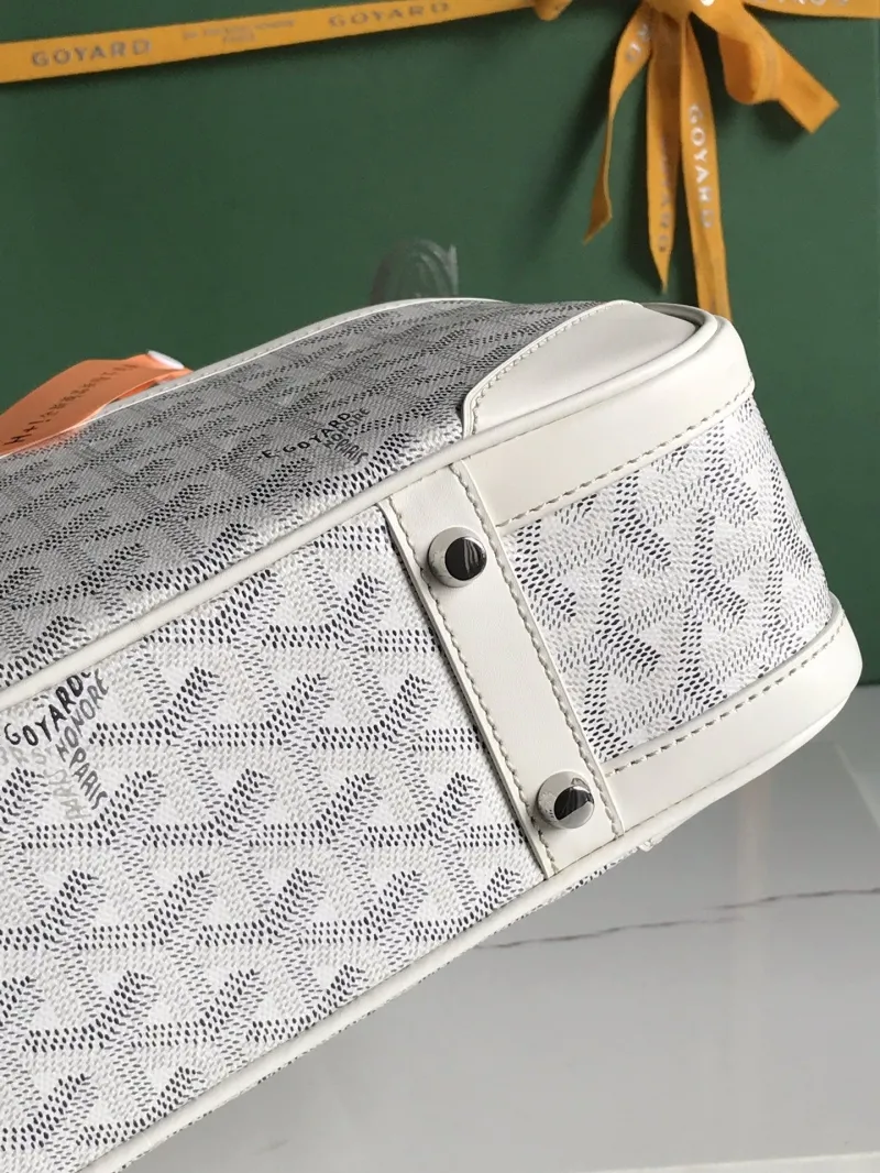 Goyard White Top Handle Bag 279 - Image 7