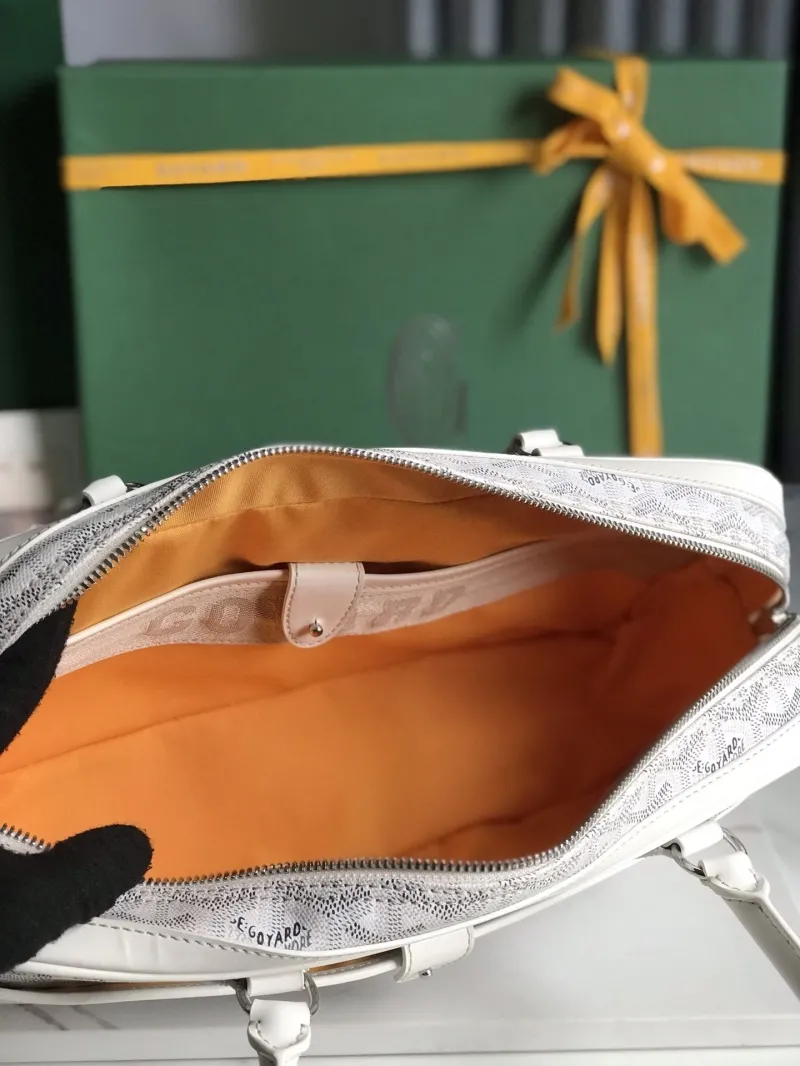 Goyard White Top Handle Bag 279 - Image 8