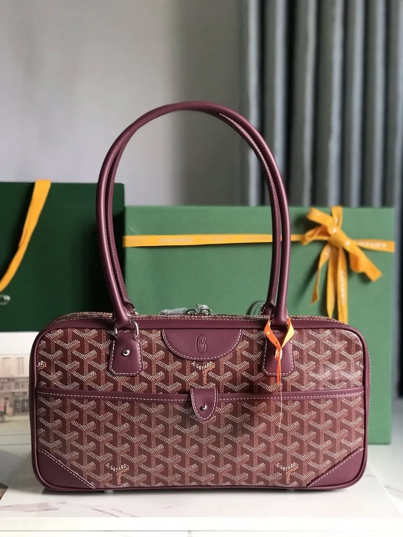 Goyard Burgundy Top Handle Bag 280