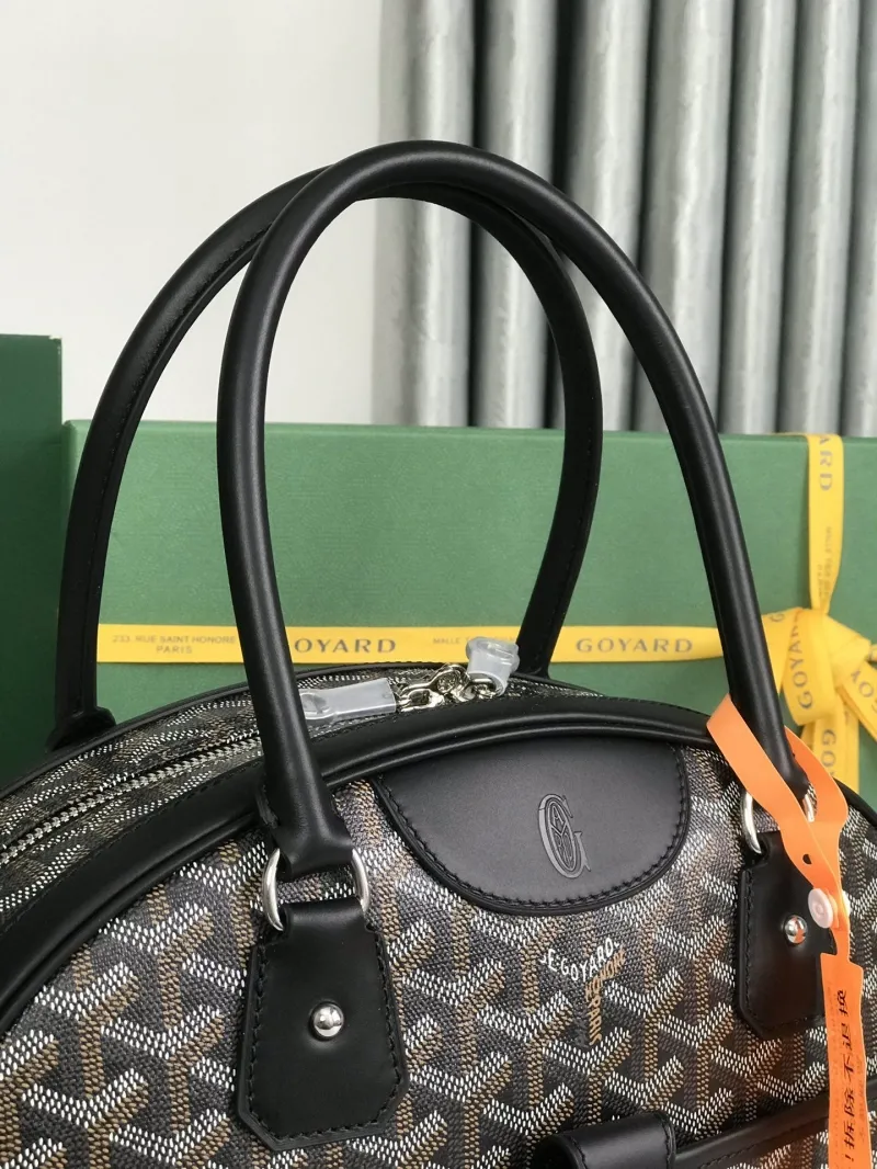 Goyard Black Top Handle Bag 281 - Image 4