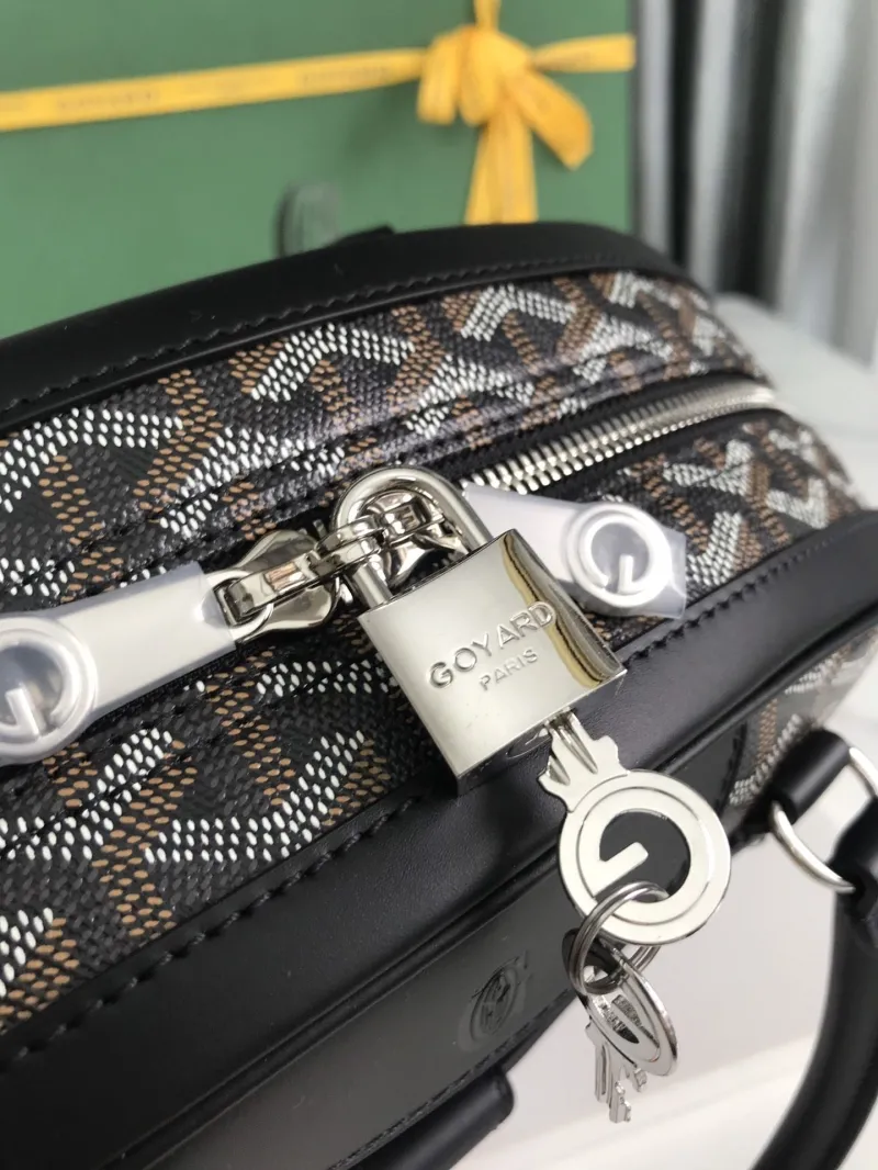 Goyard Black Top Handle Bag 281 - Image 7