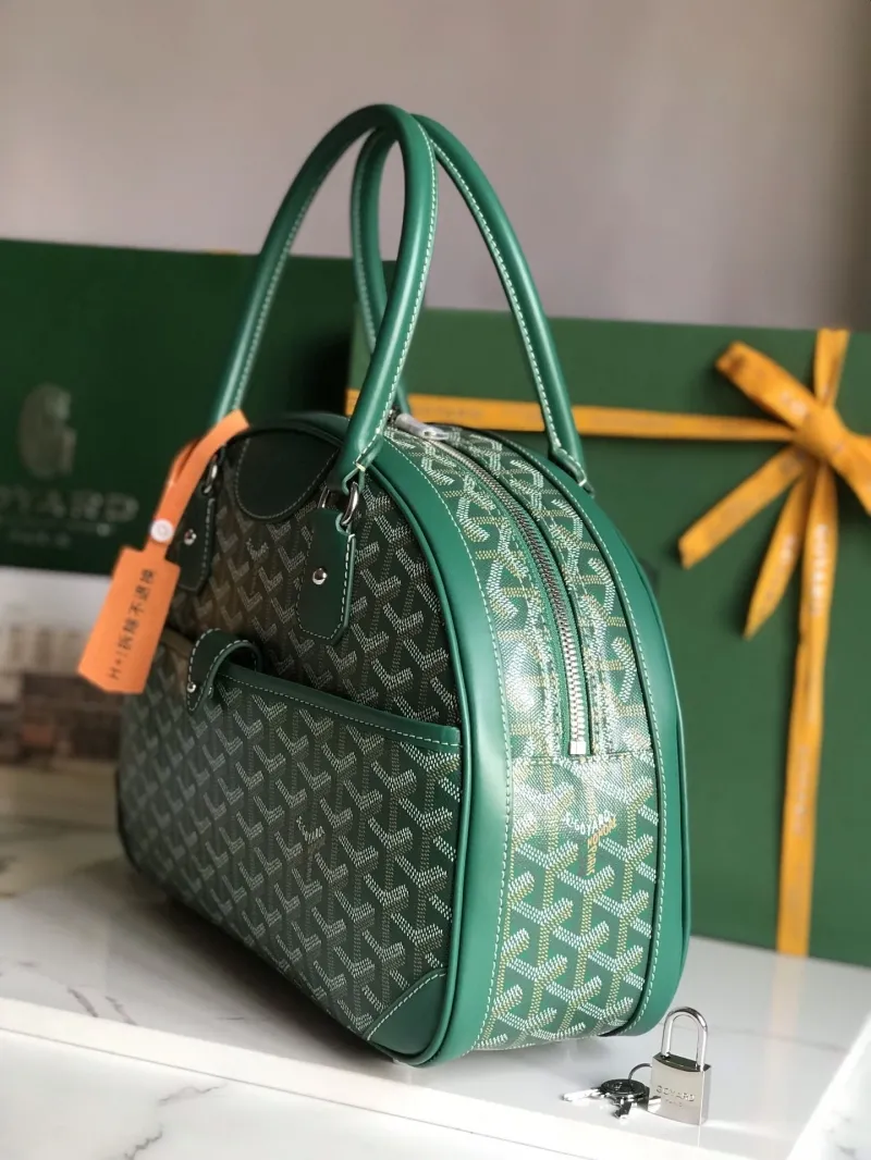 Alternative view of Goyard Green Top Handle Bag 283