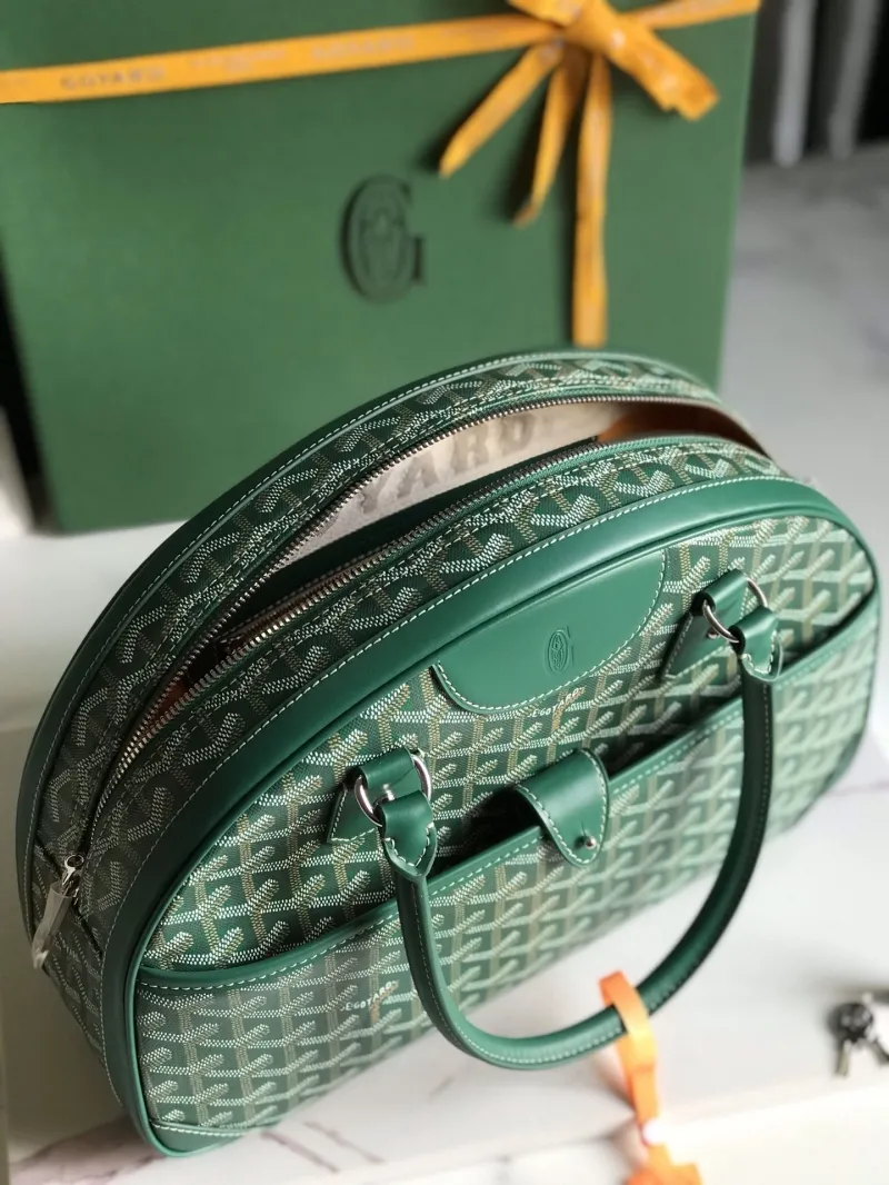 Goyard Green Top Handle Bag 283 - Image 7