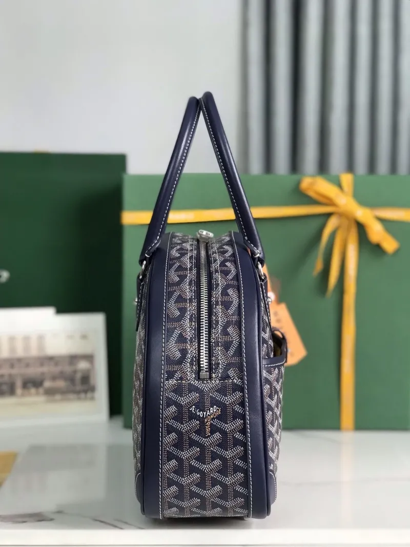 Alternative view of Goyard Navy Top Handle Bag 288