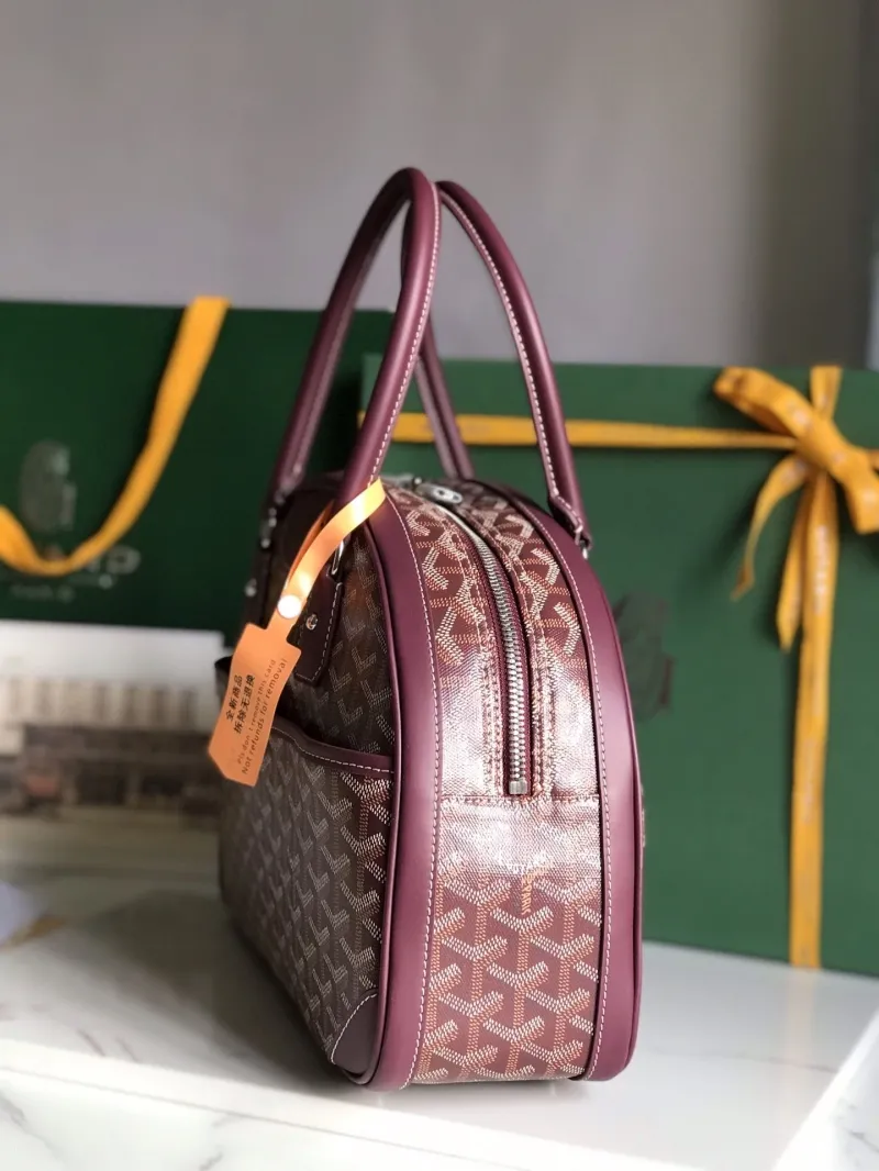 Alternative view of Goyard Burgundy Top Handle Bag 289