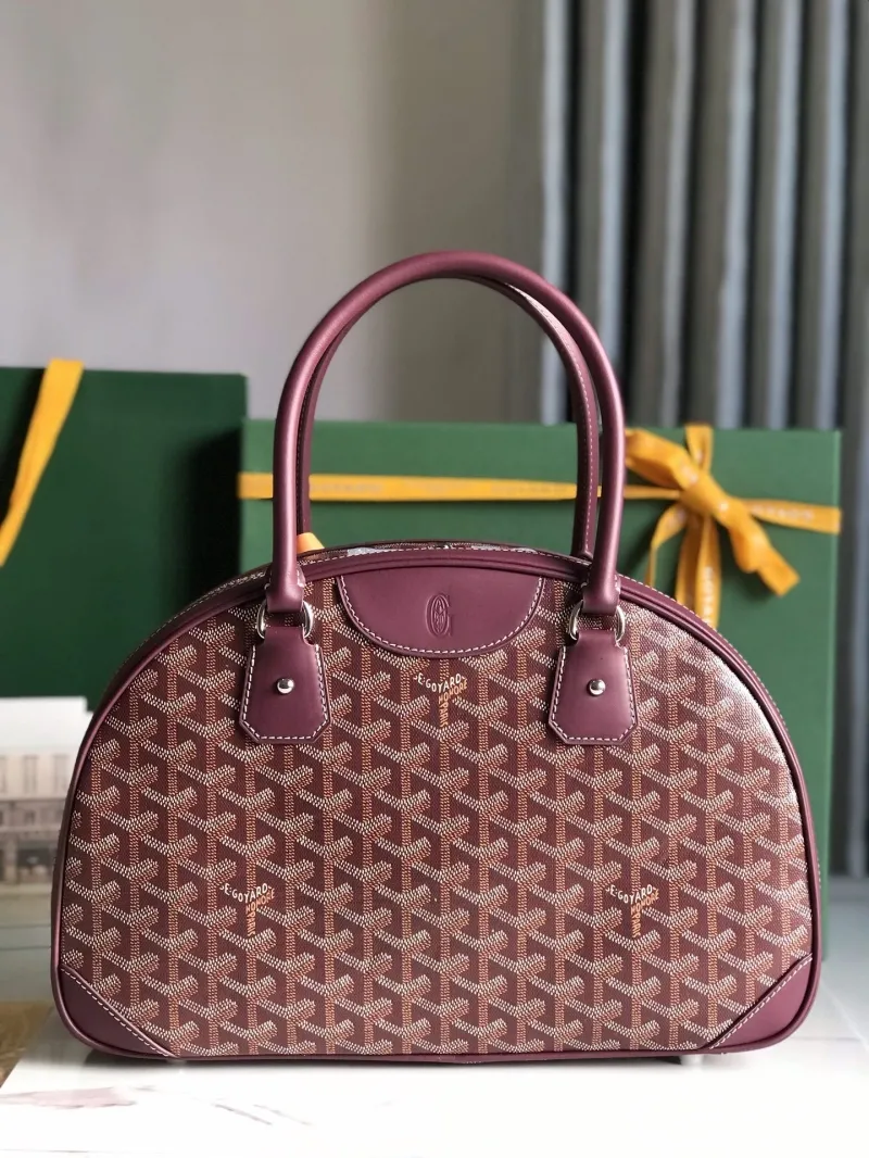 Goyard Burgundy Top Handle Bag 289 - Image 3