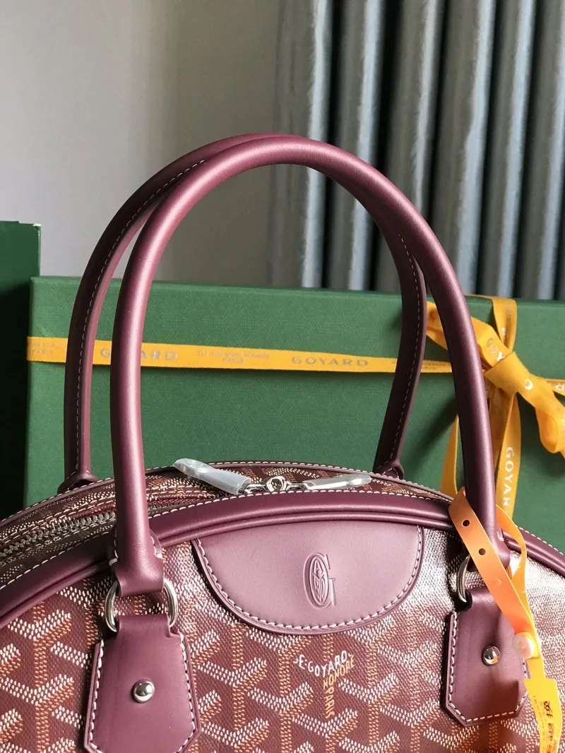 Goyard Burgundy Top Handle Bag 289 - Image 5