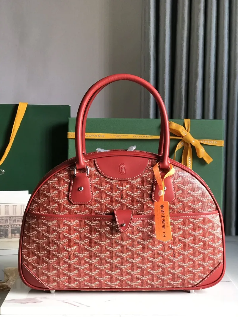 Goyard Red Top Handle Bag 290