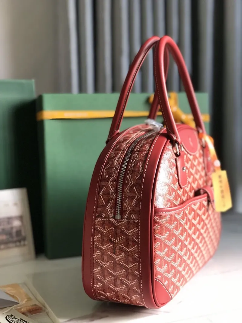 Alternative view of Goyard Red Top Handle Bag 290