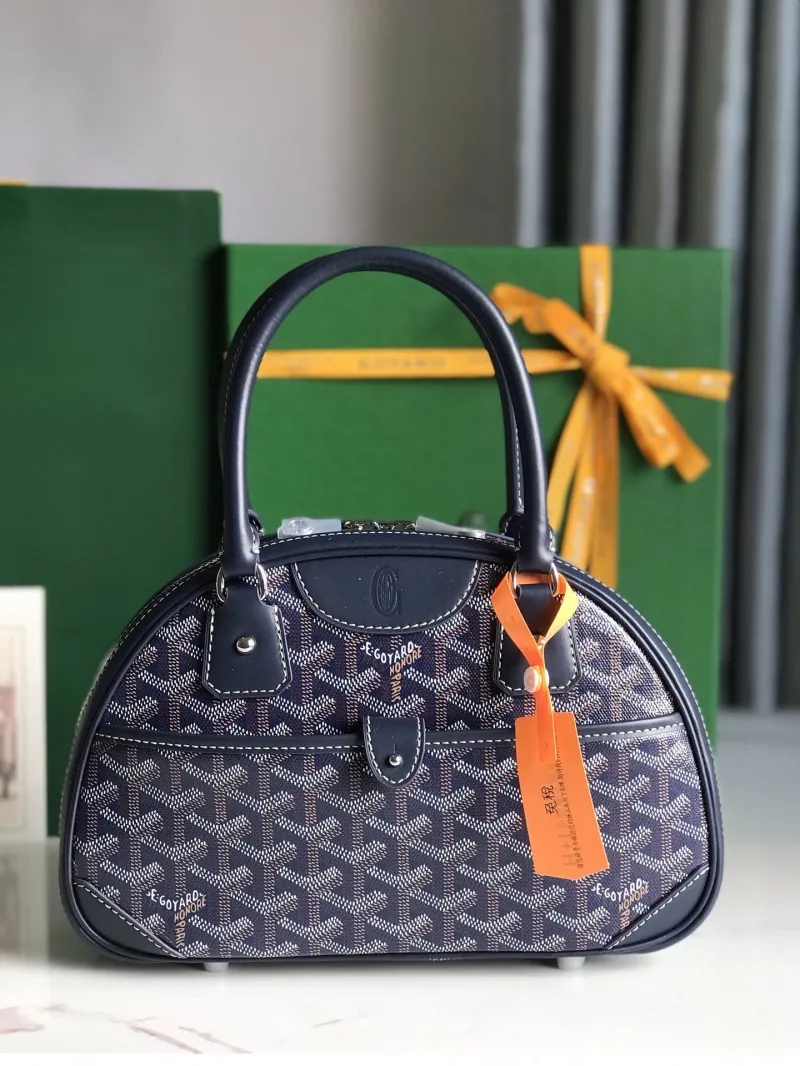 Goyard Navy Top Handle Bag 295