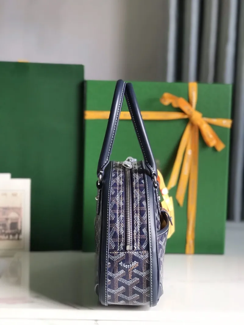 Alternative view of Goyard Navy Top Handle Bag 295