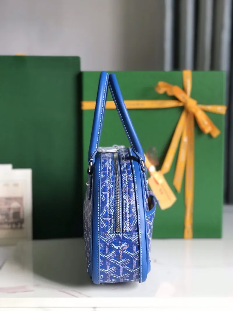 Alternative view of Goyard Blue Top Handle Bag 298
