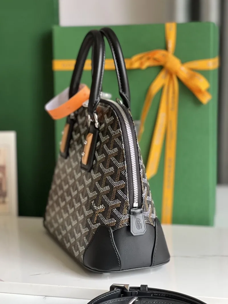 Goyard Black Top Handle Bag - Image 3