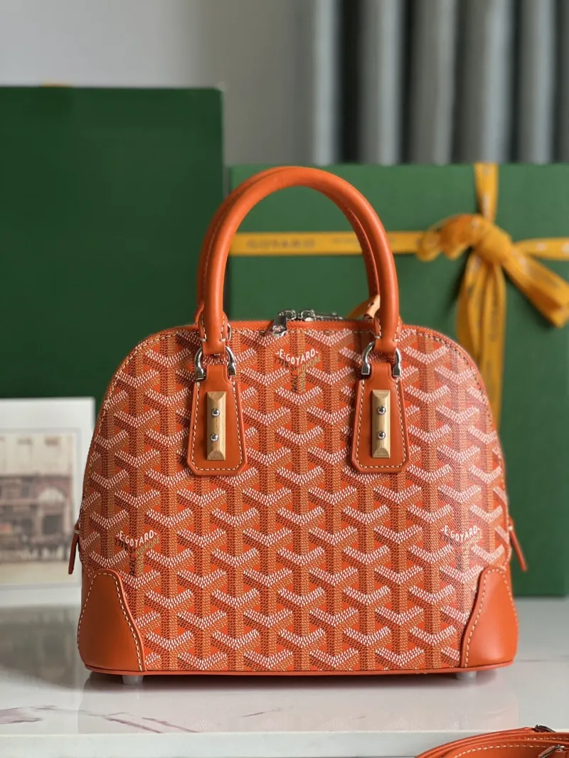 Goyard Orange Top Handle Bag 301 - Image 3
