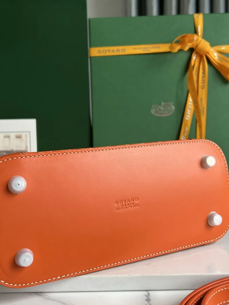 Goyard Orange Top Handle Bag 301 - Image 4