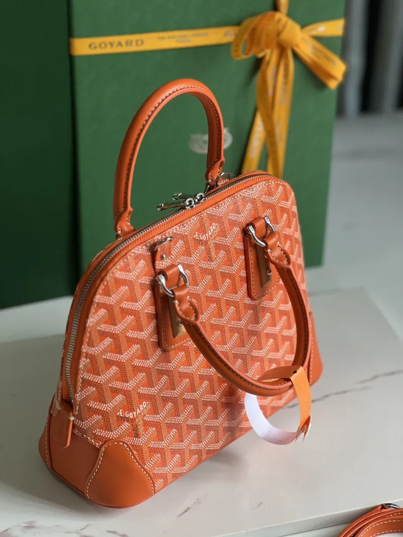 Goyard Orange Top Handle Bag 301 - Image 6