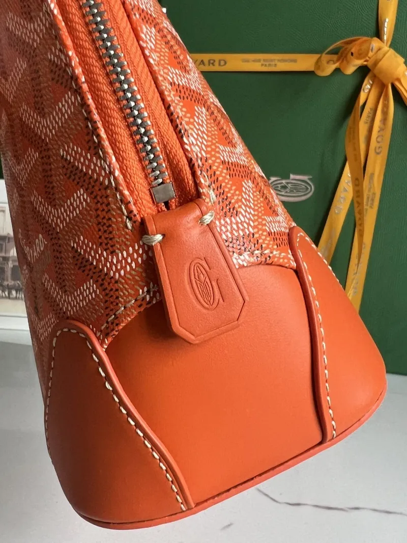 Goyard Orange Top Handle Bag 301 - Image 7