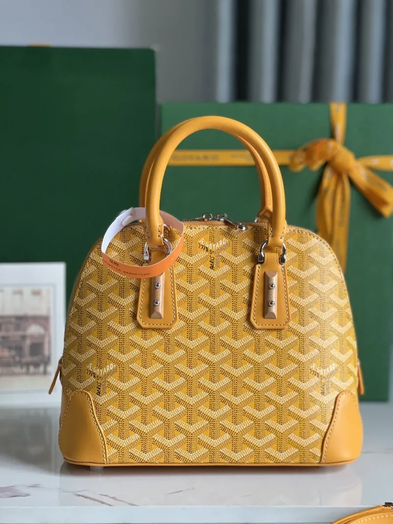 Goyard Yellow Top Handle Bag 302