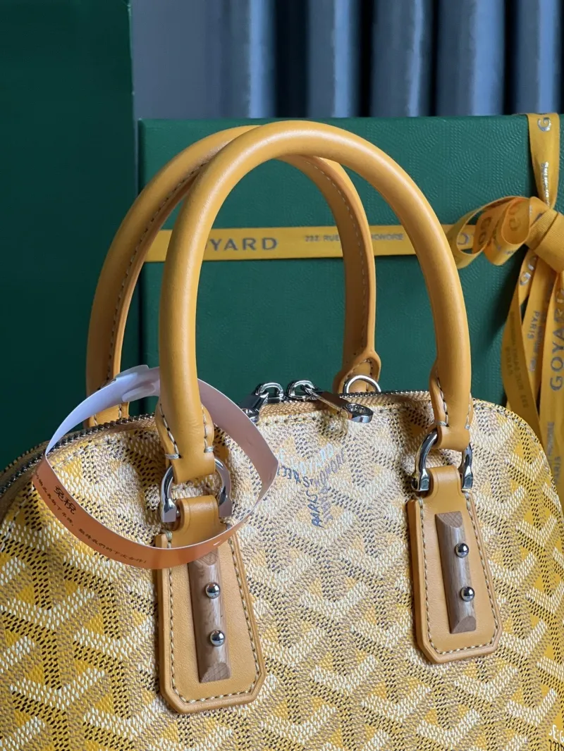 Goyard Yellow Top Handle Bag 302 - Image 4