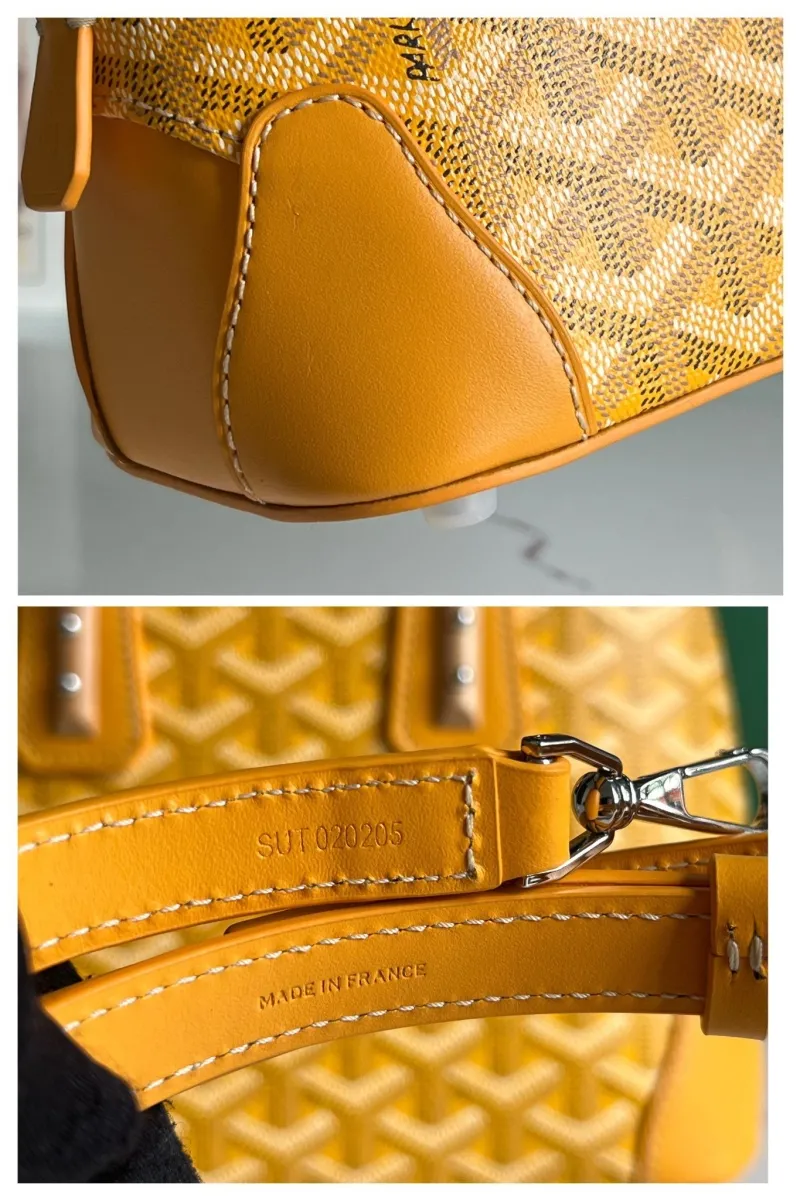 Goyard Yellow Top Handle Bag 302 - Image 9