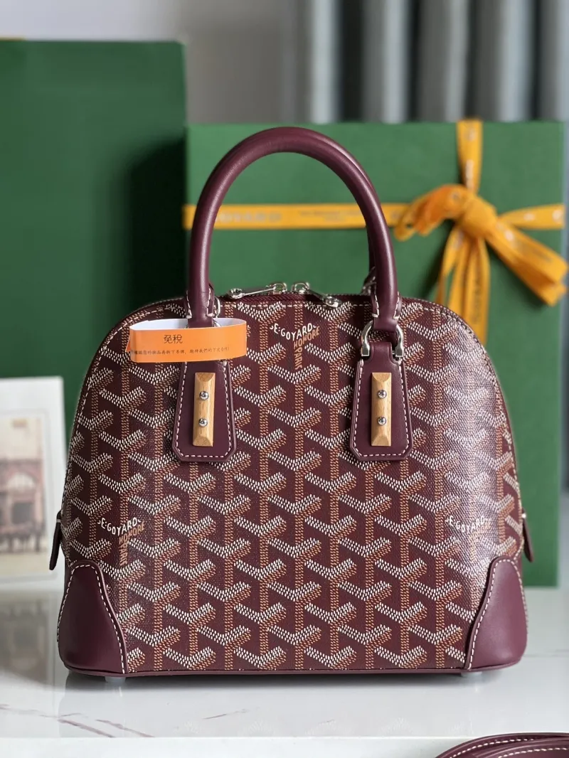 Goyard Burgundy Top Handle Bag 303