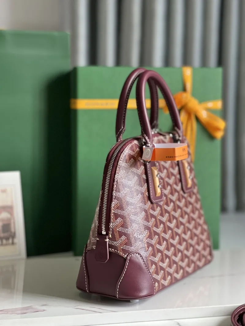 Alternative view of Goyard Burgundy Top Handle Bag 303