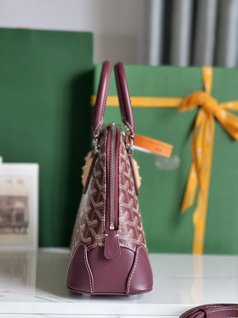 Goyard Burgundy Top Handle Bag 303 - Image 3