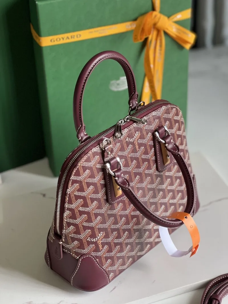 Goyard Burgundy Top Handle Bag 303 - Image 4