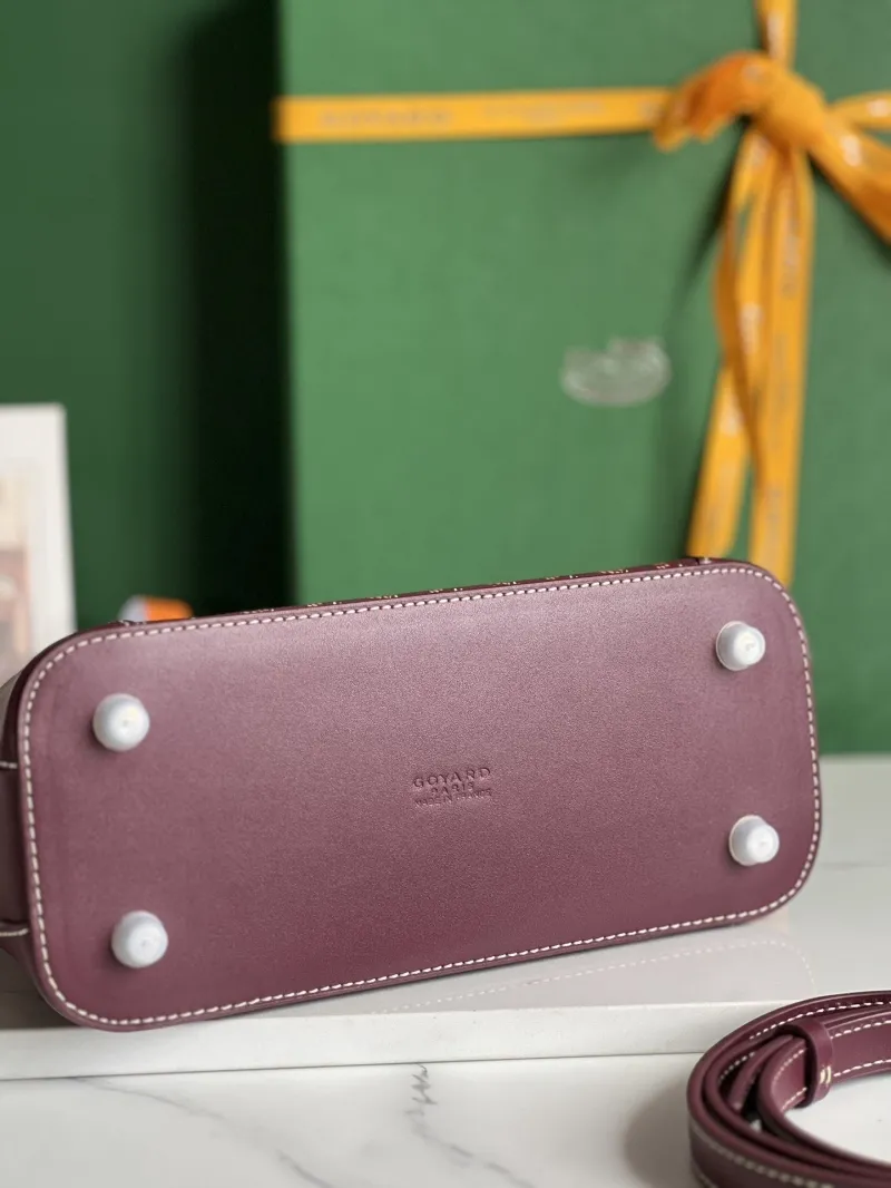 Goyard Burgundy Top Handle Bag 303 - Image 5