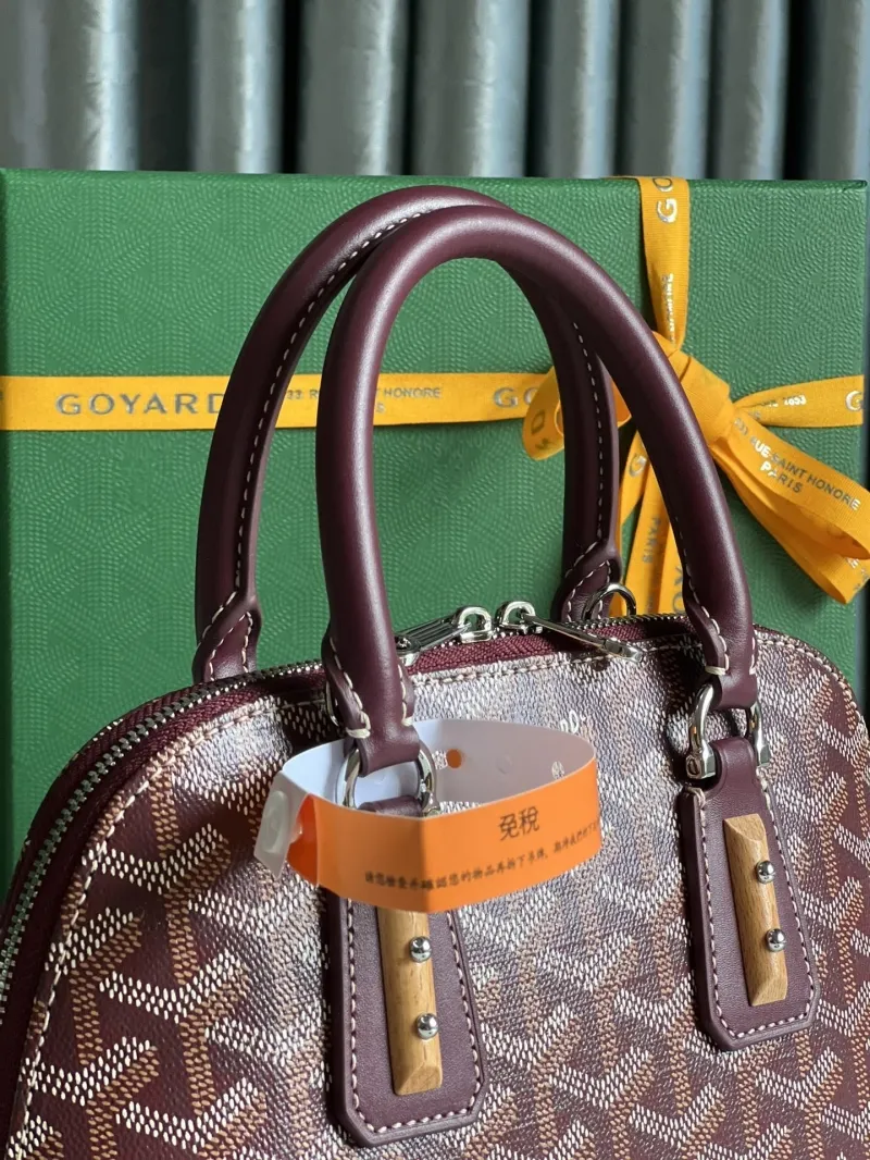 Goyard Burgundy Top Handle Bag 303 - Image 6