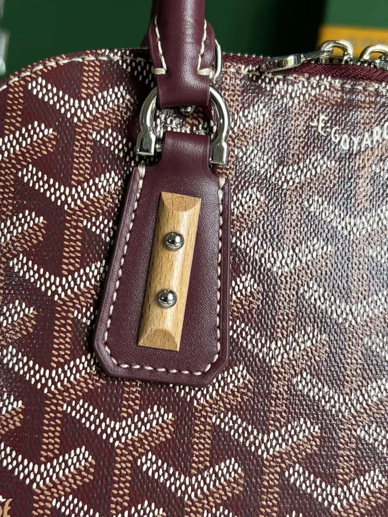 Goyard Burgundy Top Handle Bag 303 - Image 7