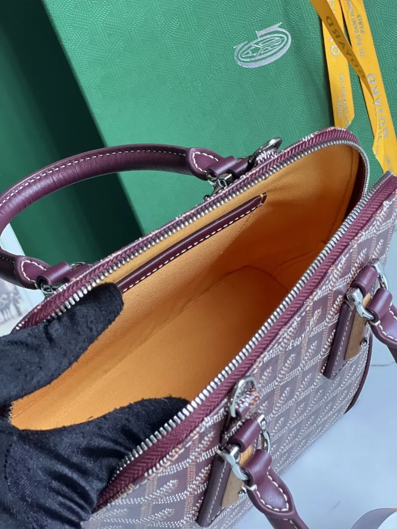 Goyard Burgundy Top Handle Bag 303 - Image 9
