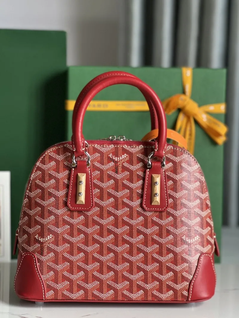 Goyard Red Top Handle Bag 304 - Image 3