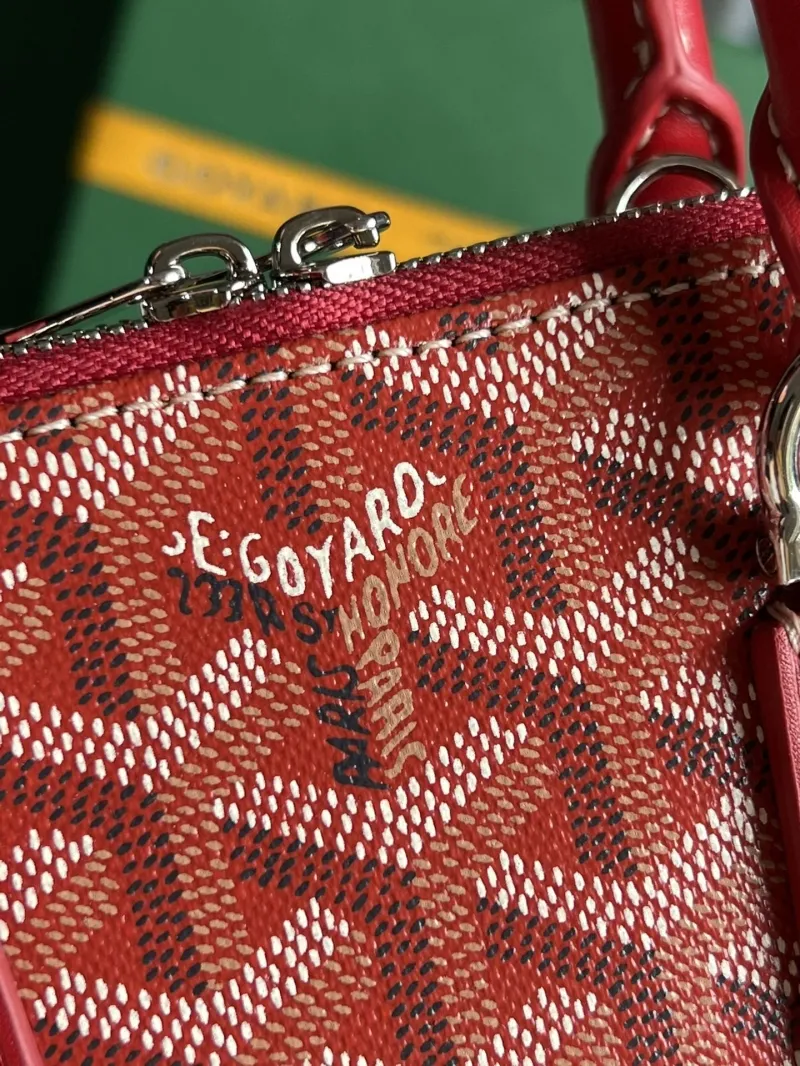 Goyard Red Top Handle Bag 304 - Image 6