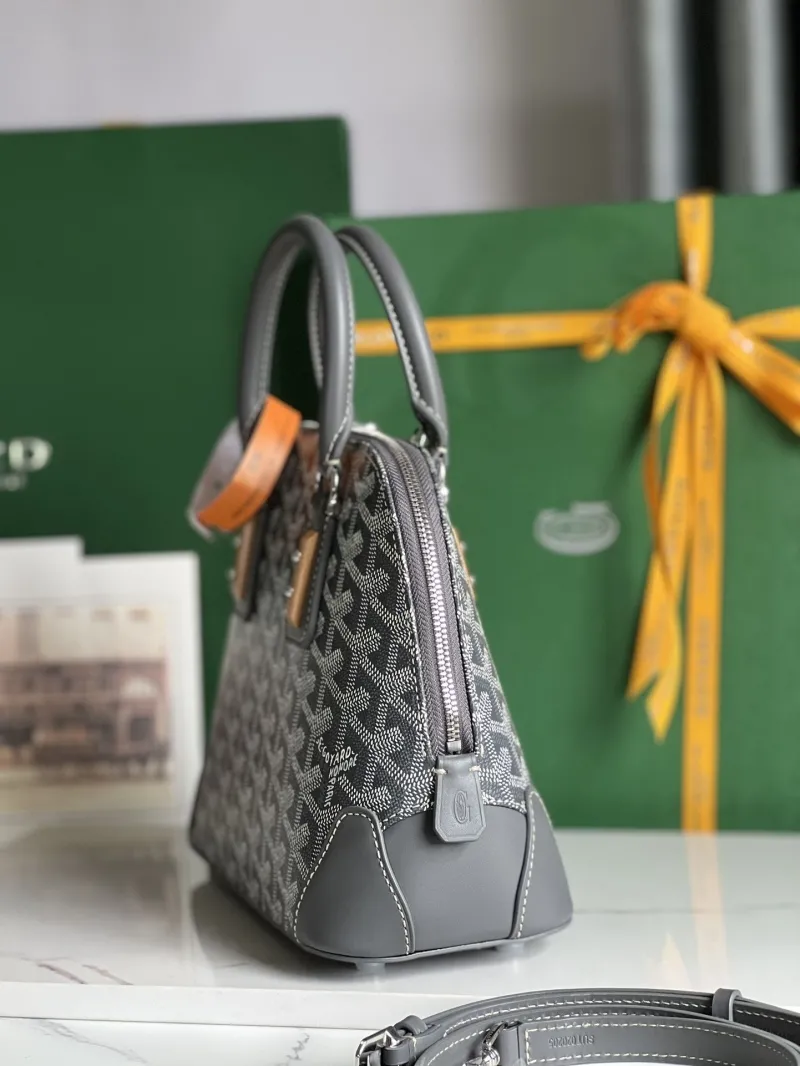 Alternative view of Goyard Gray Top Handle Bag 305