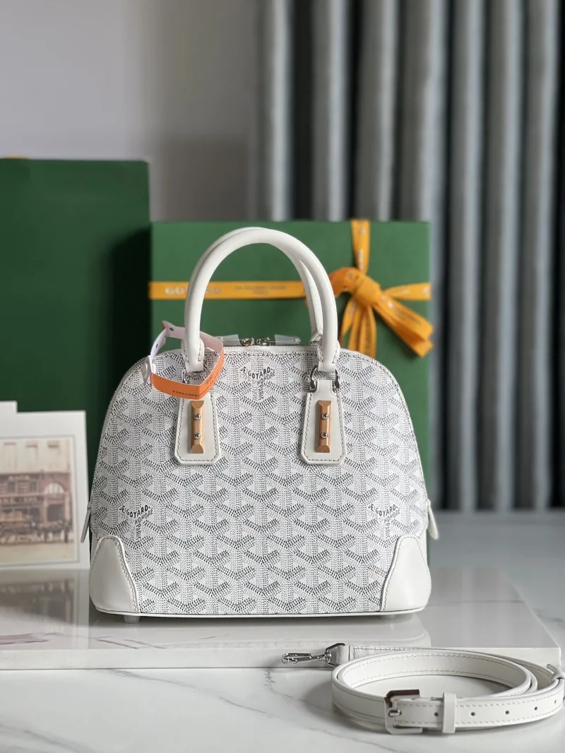 Goyard White Top Handle Bag 306