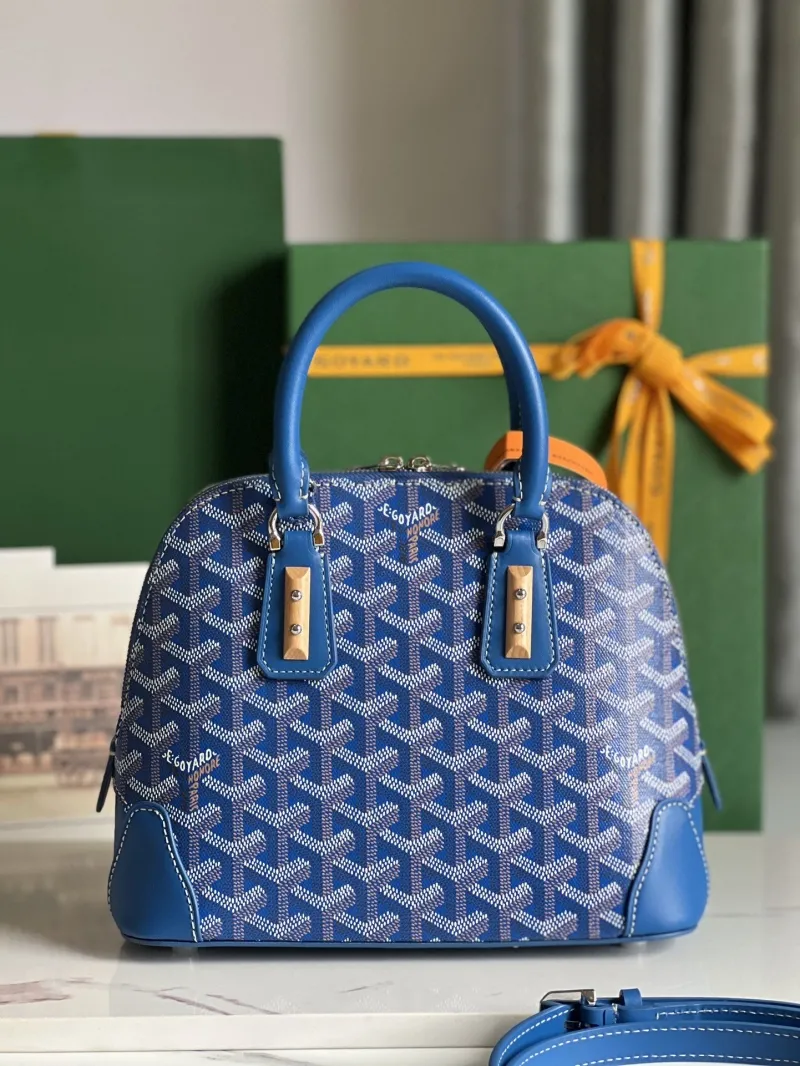 Goyard Blue Top Handle Bag 307