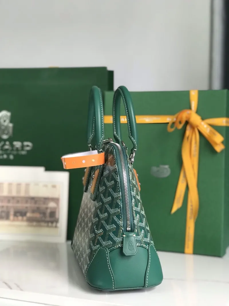 Alternative view of Goyard Green Top Handle Bag 308