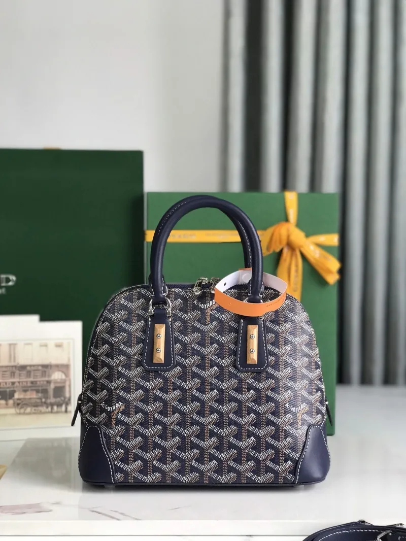 Goyard Navy Top Handle Bag 309