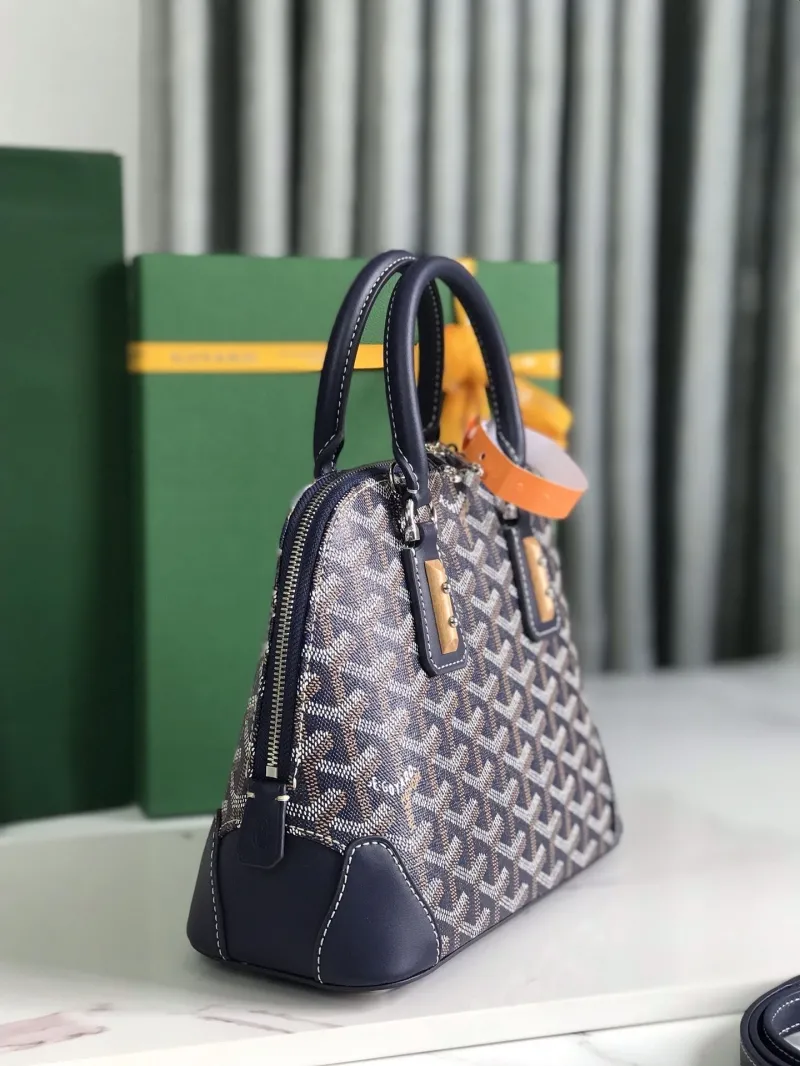 Alternative view of Goyard Navy Top Handle Bag 309