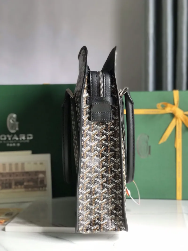 Goyard Black Top Handle Tote Bag 314 - Image 5