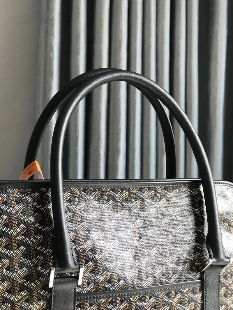 Goyard Black Top Handle Tote Bag 314 - Image 6
