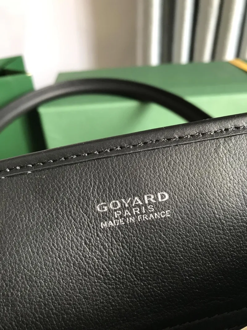 Goyard Black Top Handle Tote Bag 314 - Image 7