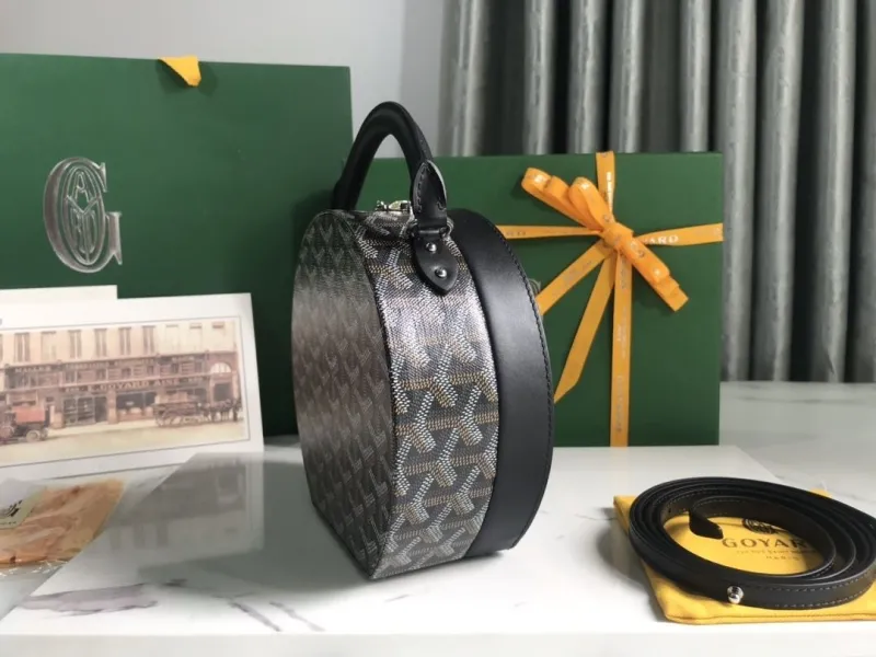 Alternative view of Goyard Black Round Top Handle Bag
