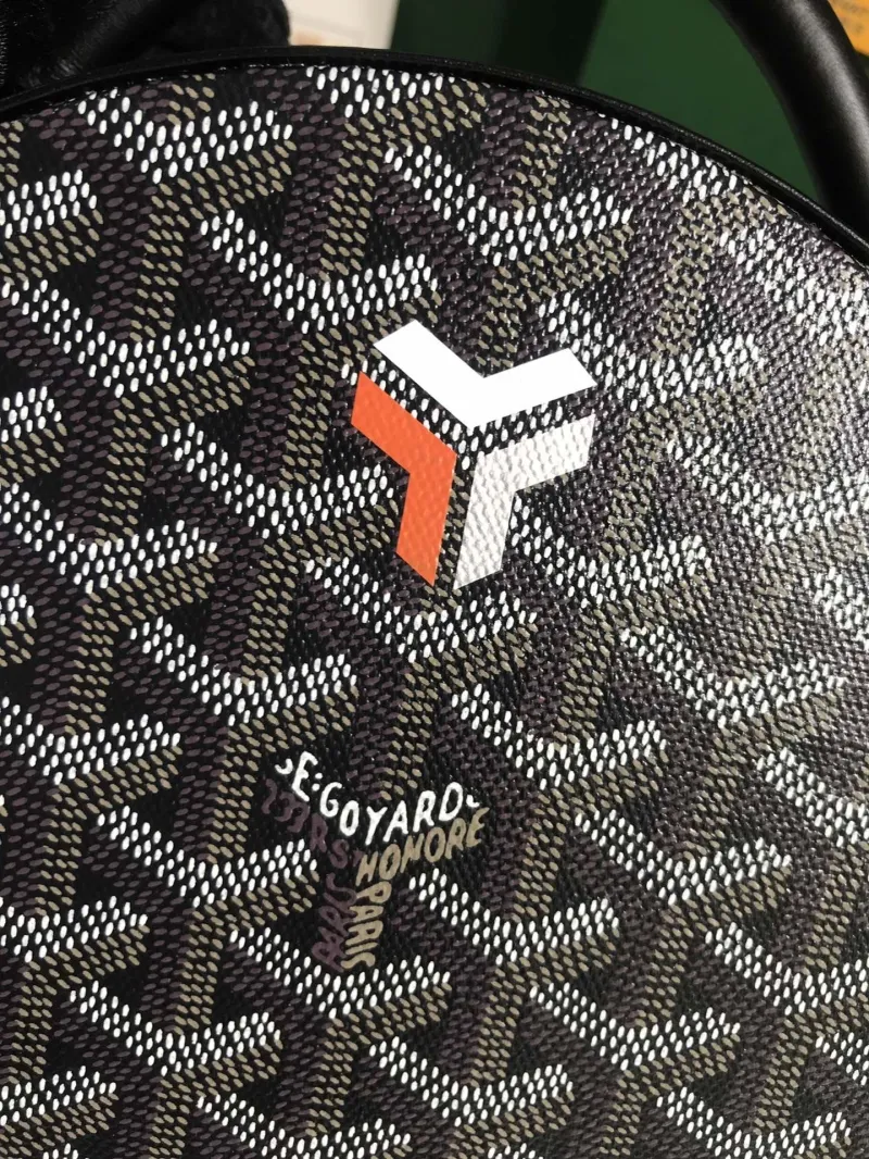 Goyard Black Round Top Handle Bag - Image 4